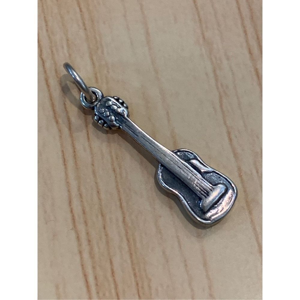 Music Guitar Sterling Silver Jewelry Charm